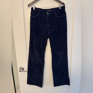 Marc Jacobs Dark Blue Corduroy Pants Size 32